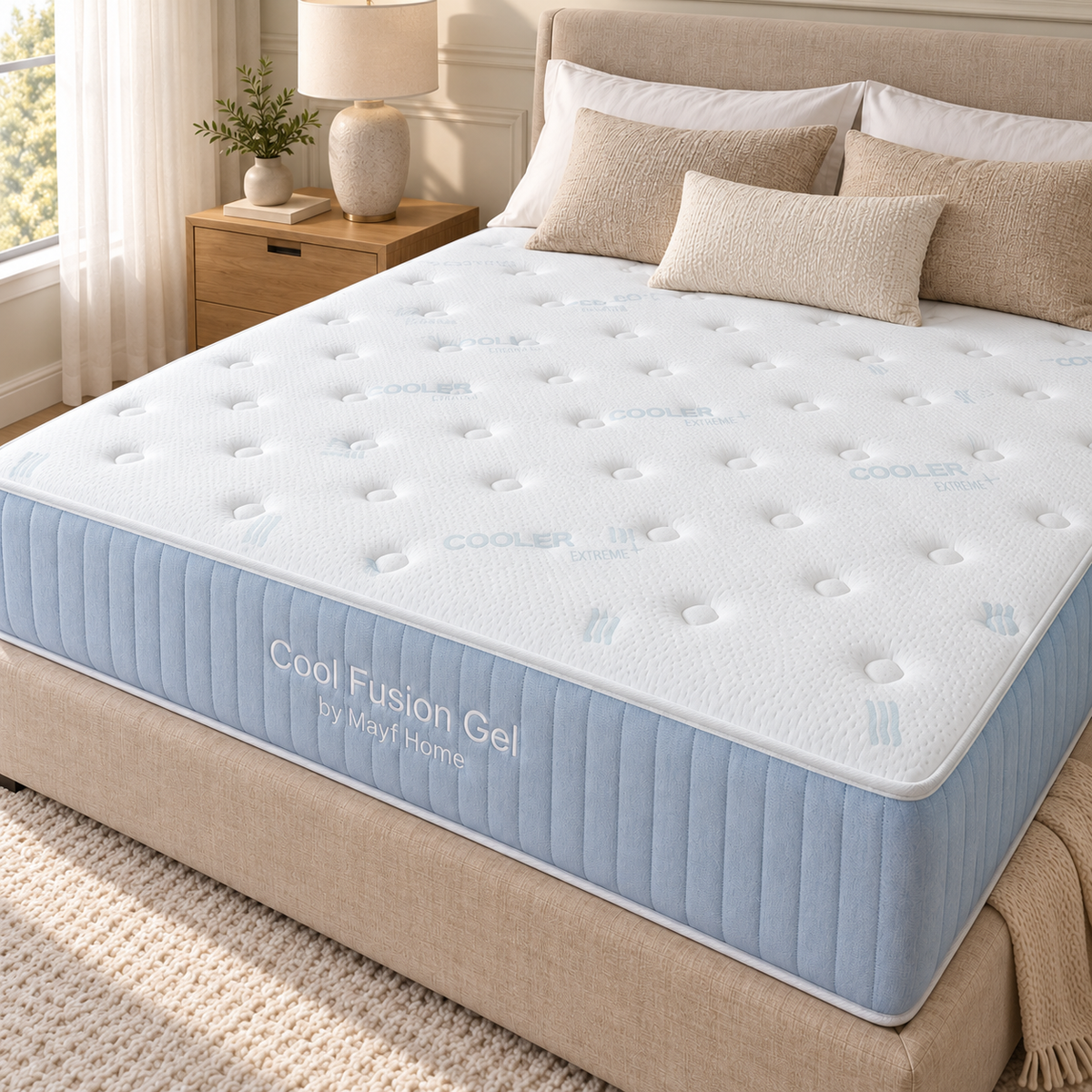 Cool Fusion Gel Tight Top Mattress by Mayf Home