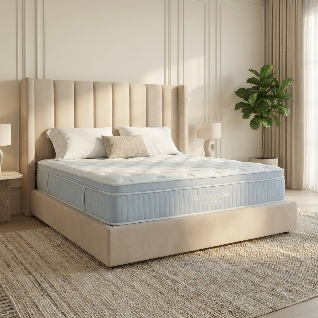 Cool Fusion Gel Euro Top Mattress by Mayf Home — product photo, angle 8