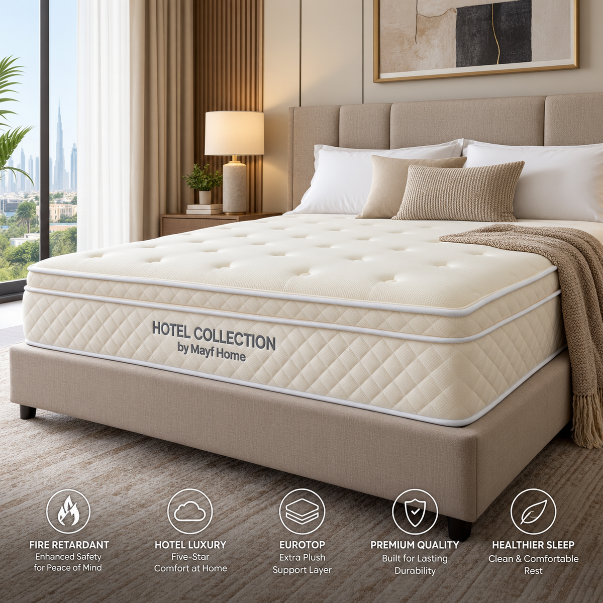 Hotel Collection FR Euro Top Mattress by Mayf Home