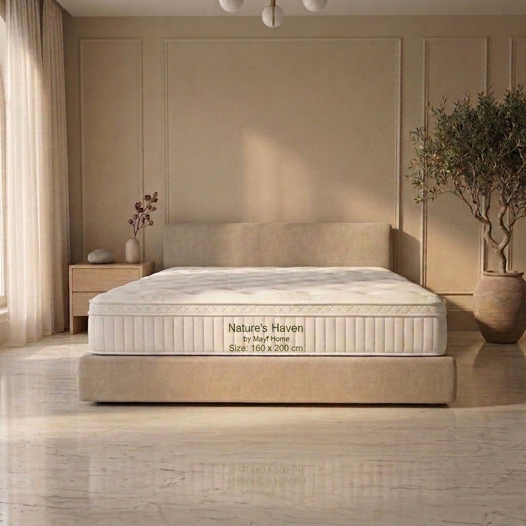 Nature's Haven Latex Euro Top Mattress by Mayf Home