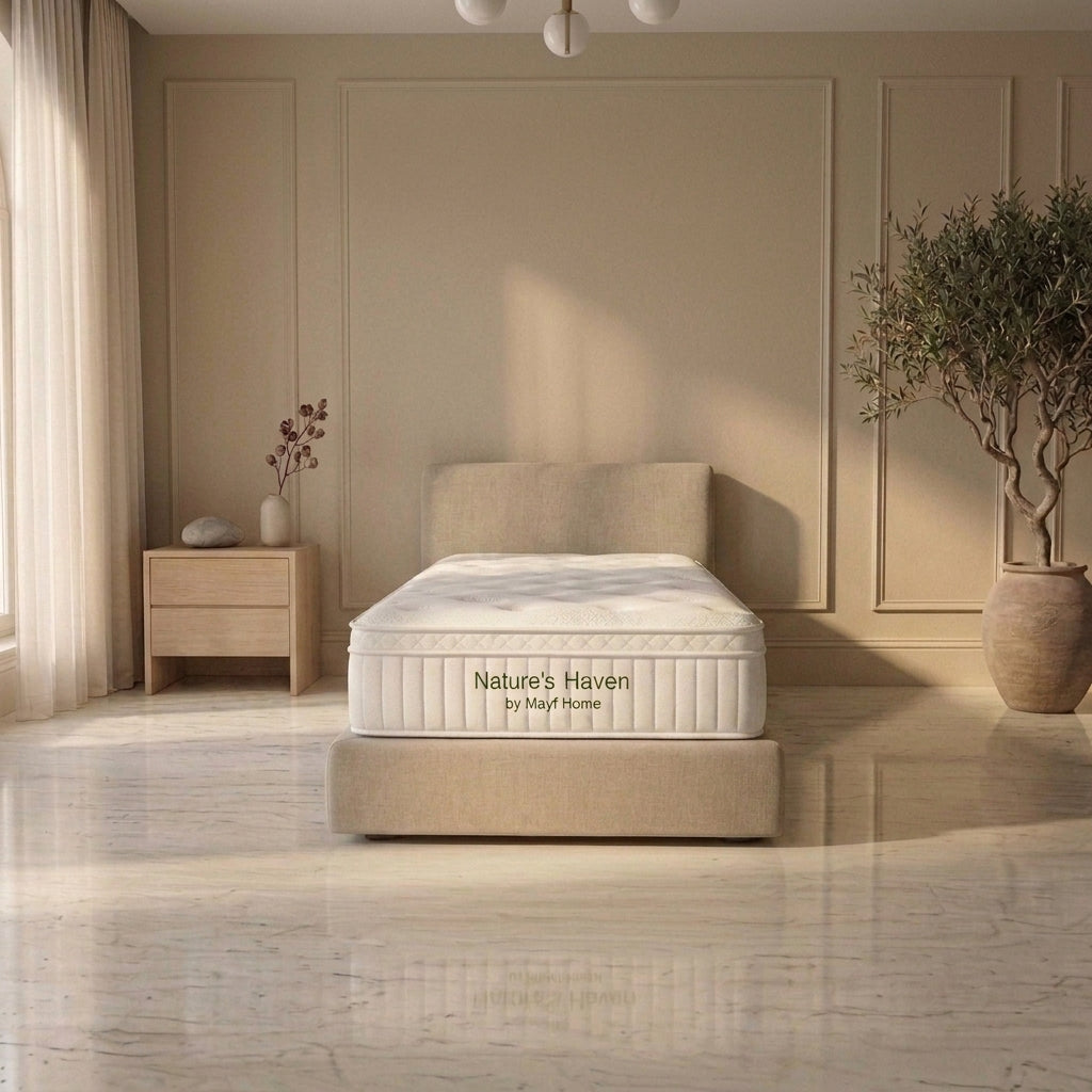 Nature's Haven Latex Euro Top Mattress by Mayf Home