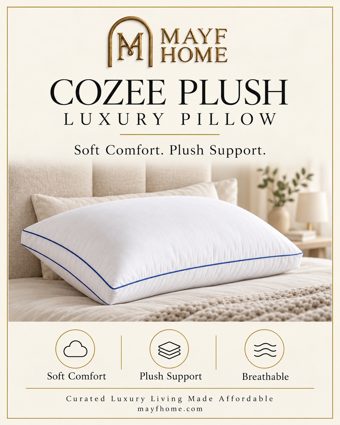 MAYF Home VISTA Micro Fiber Pillow 1400g — collection card image