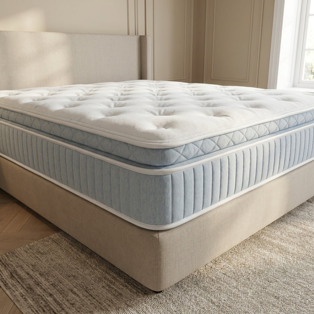 Cool Fusion Gel Euro Top Mattress by Mayf Home — product photo, angle 3