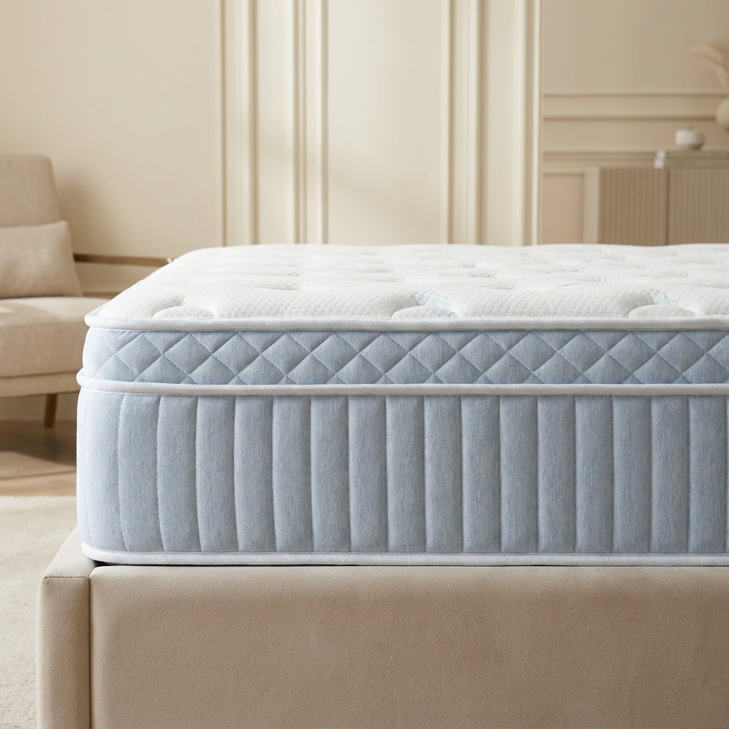 Cool Fusion Gel Euro Top Mattress by Mayf Home — product photo, angle 5