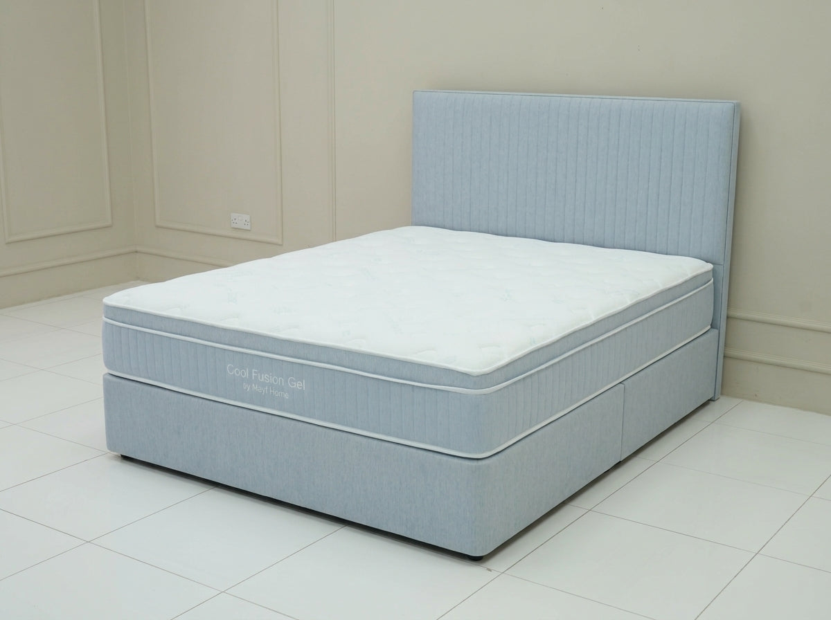 Cool Fusion Gel Euro Top Mattress by Mayf Home — 150 x 200 cm size