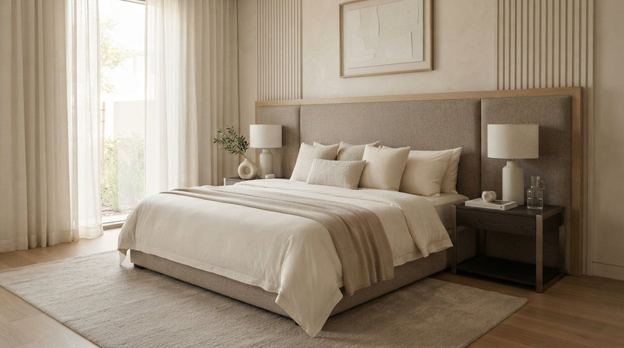 Warm Minimal Bedroom