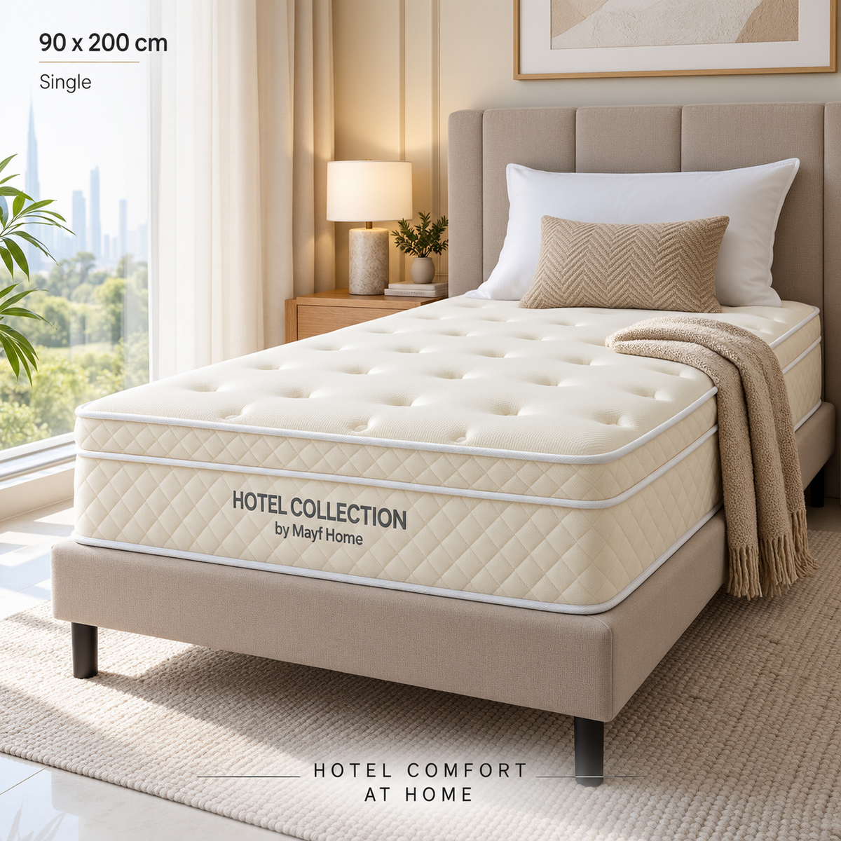 Hotel Collection Euro Top Mattress by Mayf Home
