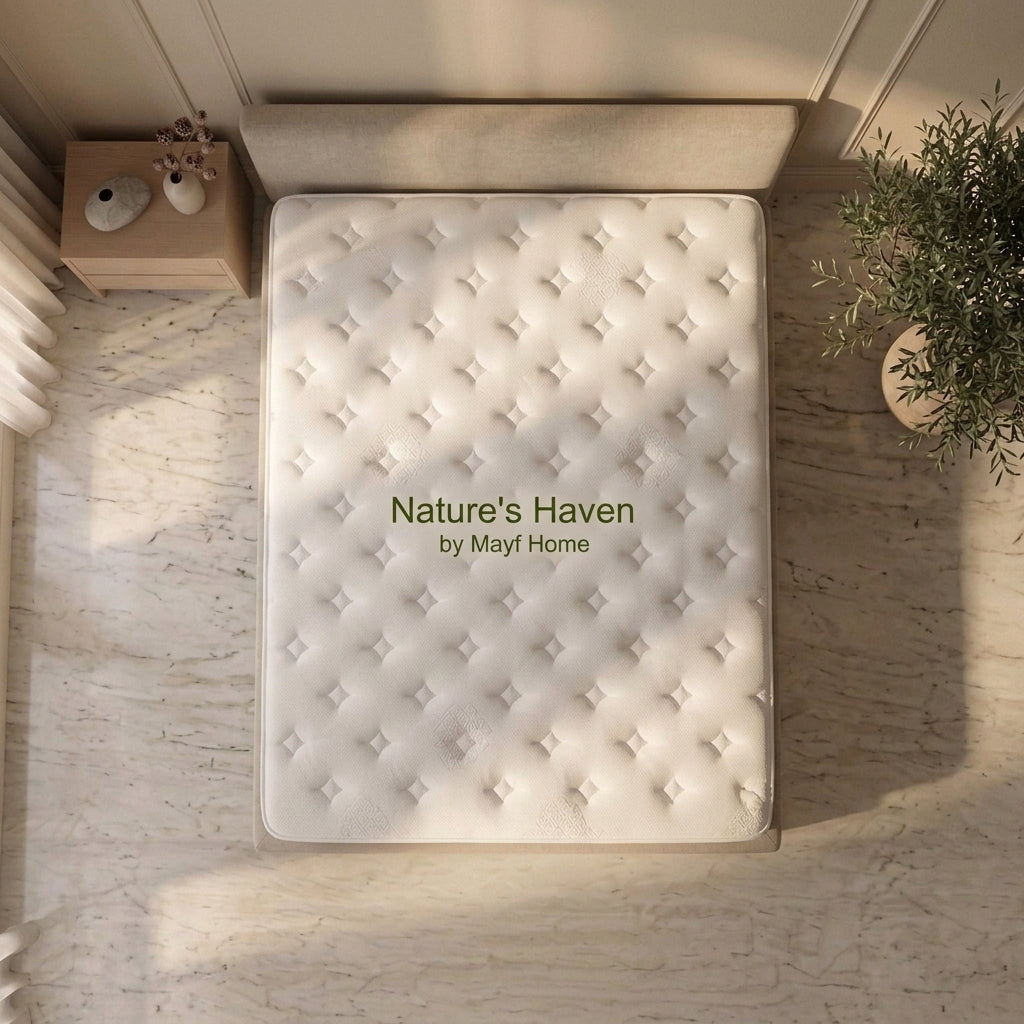 Nature's Haven Latex Euro Top Mattress by Mayf Home