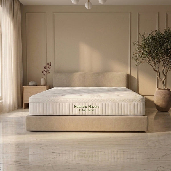 Nature's Haven Latex Euro Top Mattress by Mayf Home