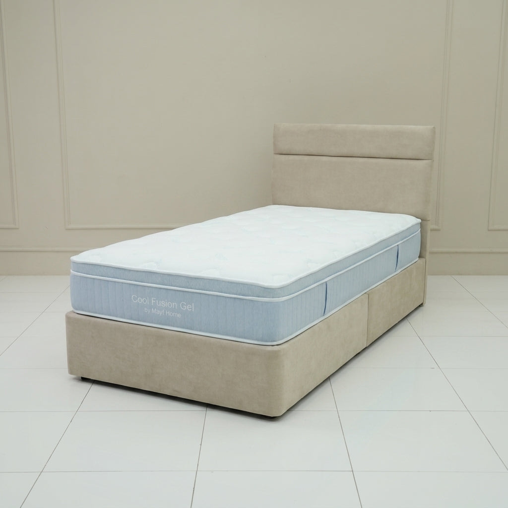 Cool Fusion Gel Euro Top Mattress by Mayf Home — 90 x 200 cm size
