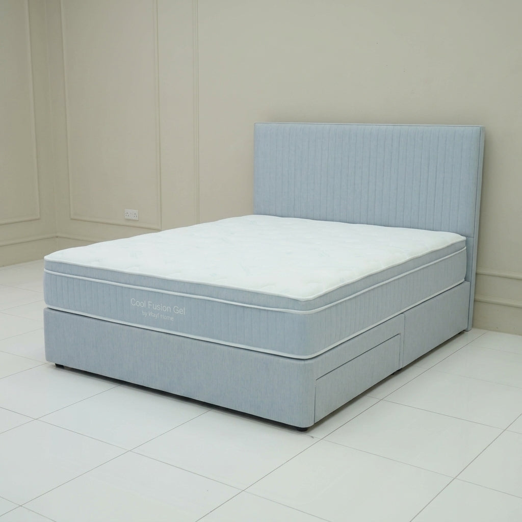 Cool Fusion Gel Euro Top Mattress by Mayf Home — 160 x 200 cm size