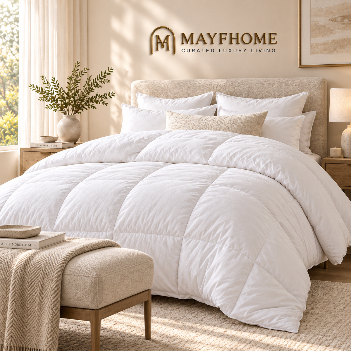 MAYF Home 300TC Duvet – White